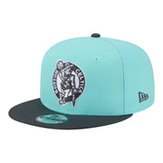Boston Celtics New Era Color Pack Two-Tone 9FIFTY Snapback Hat - Turquoise/Charcoal Techwosell