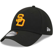 San Diego Padres New Era Logo 39THIRTY Flex Hat - Black Techwosell