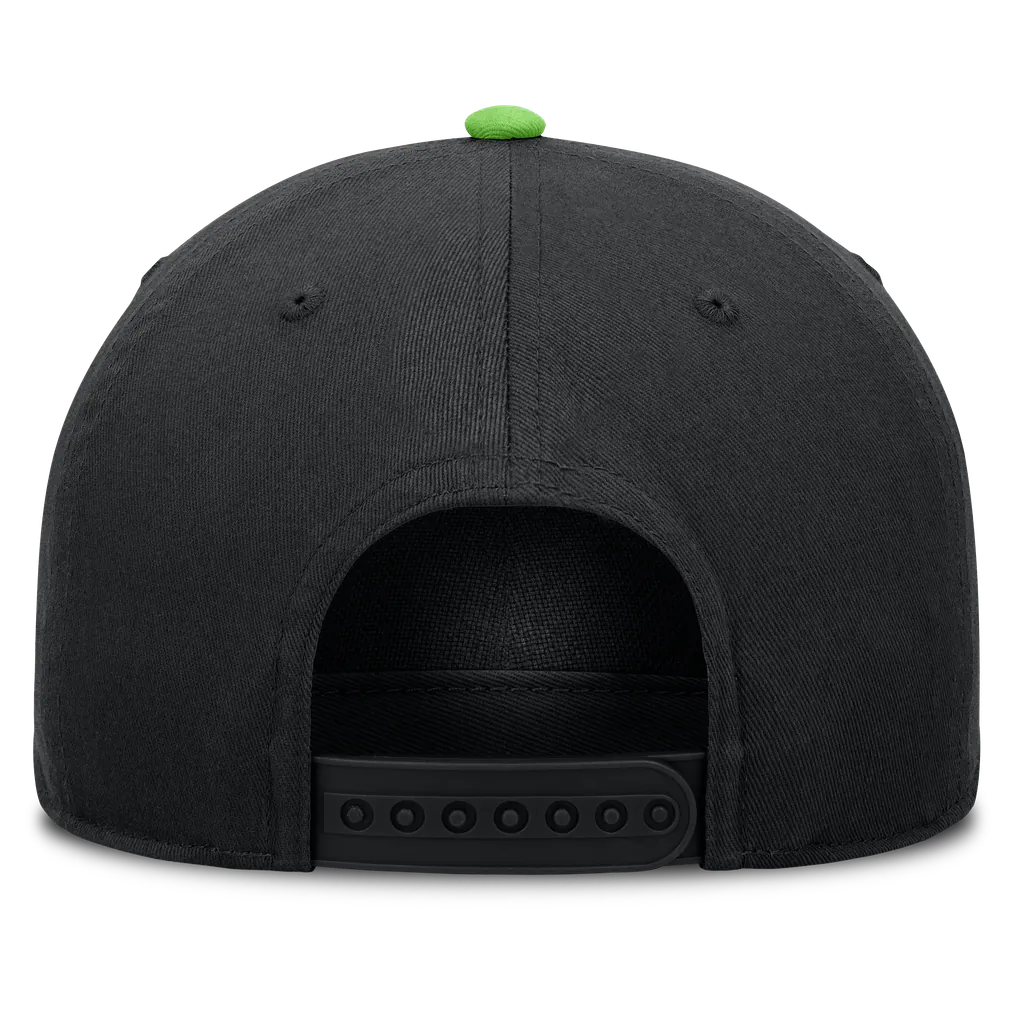 Los Angeles Dodgers Nike Halloween Glow in the Dark Rise Dri-FIT A-Frame Adjustable Hat - Black Techwosell