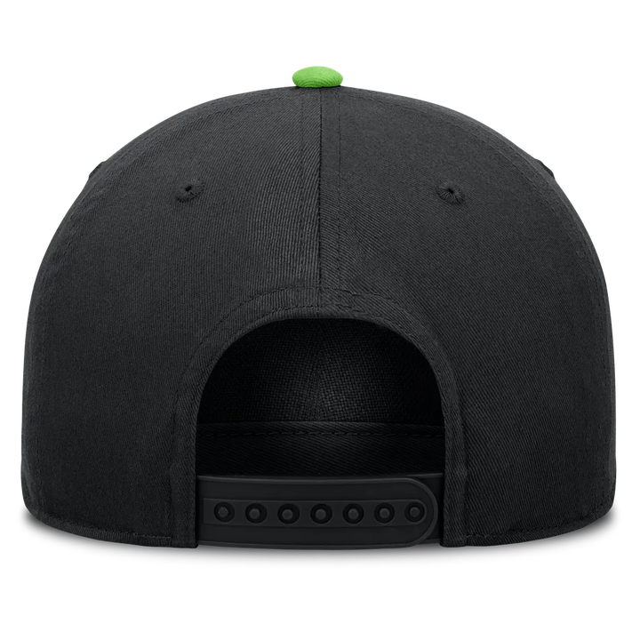 Los Angeles Dodgers Nike Halloween Glow in the Dark Rise Dri-FIT A-Frame Adjustable Hat - Black
