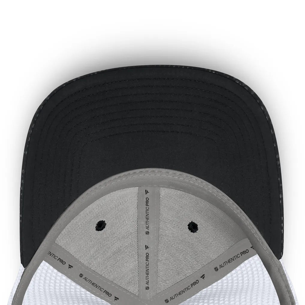 Boston Bruins Fanatics Authentic Pro Rink Boxed Logo Trucker Hat - Black