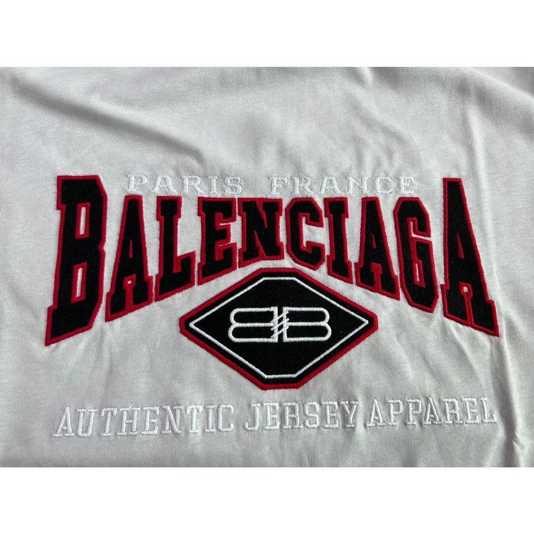 Balenciaga Cream T-Shirt Without Collar Techwosell