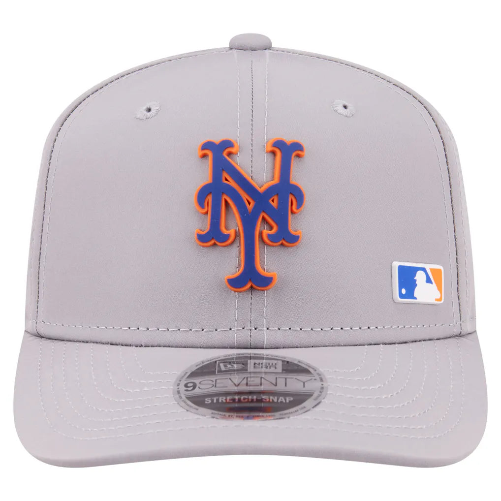 New York Mets New Era Laser Perforated 9SEVENTY Adjustable Hat - Gray
