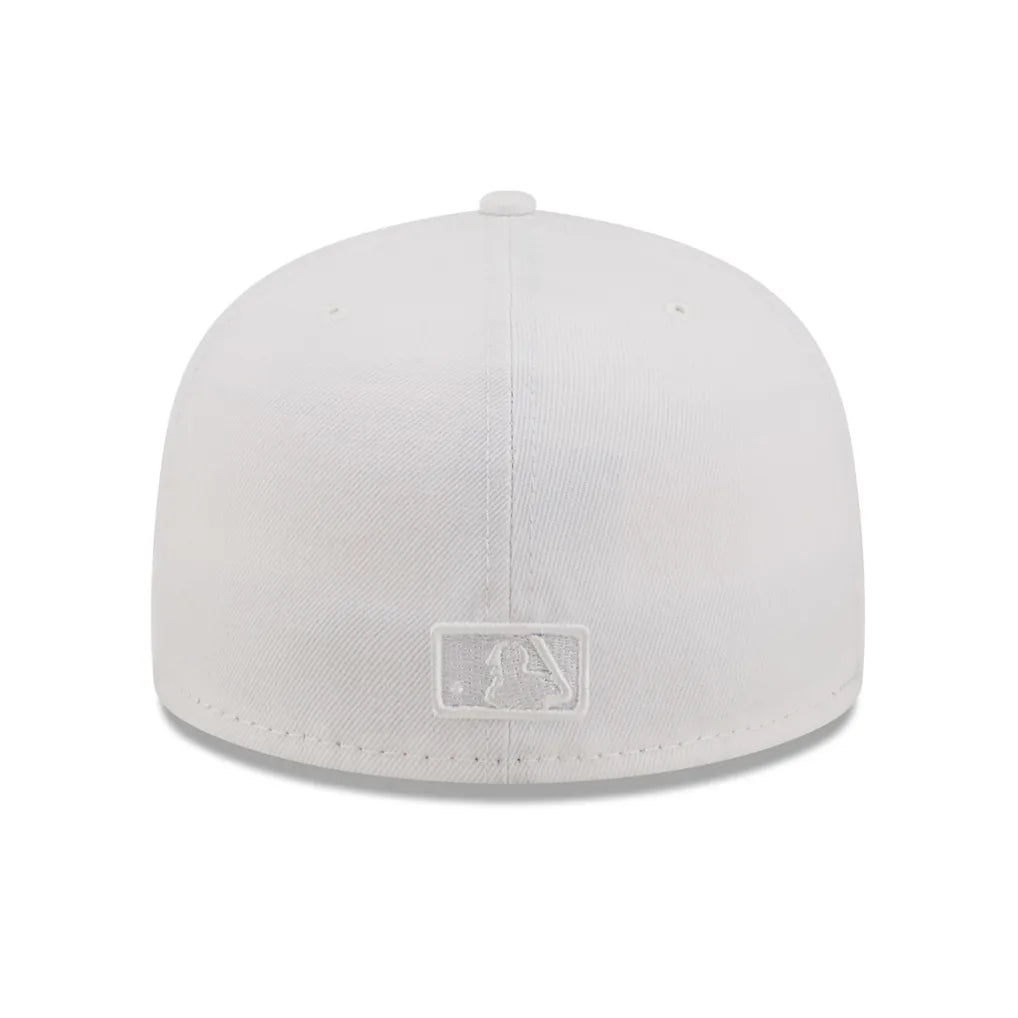 Los Angeles Dodgers New Era White on White 59FIFTY Fitted Hat