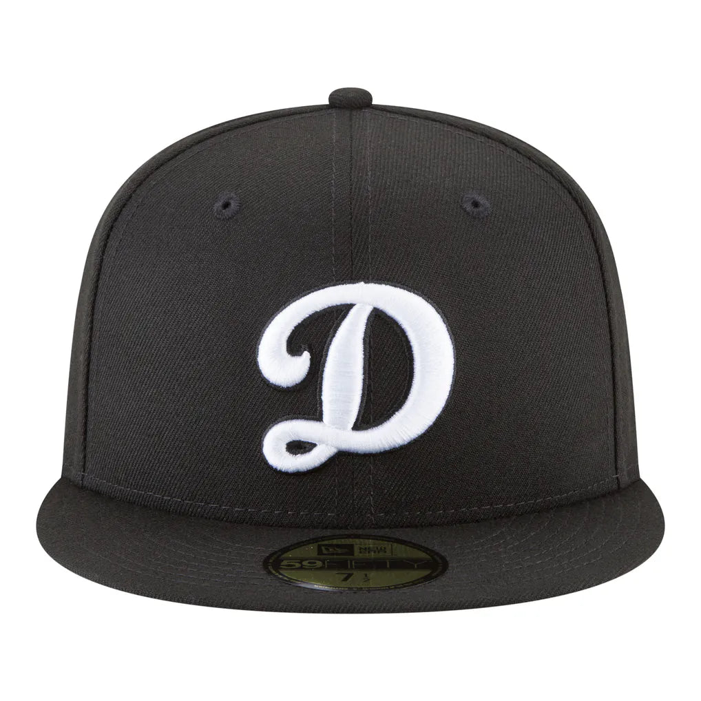 Los Angeles Dodgers New Era Blue Heaven On Earth Marquee Patch 59FIFTY Fitted Hat - Black Techwosell