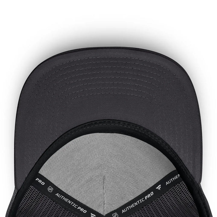 Boston Bruins Fanatics Road Soft Wash A-Frame Meshback Hat - Charcoal