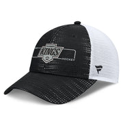 Los Angeles Kings Fanatics Authentic Pro Rink Boxed Logo Trucker Hat - Black Techwosell