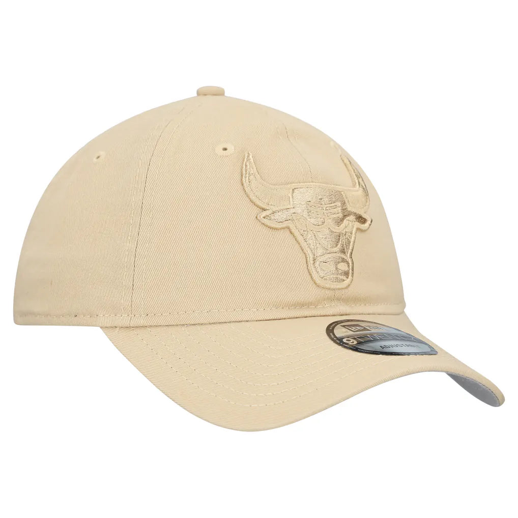Chicago Bulls New Era Color Pack Tonal 9TWENTY Adjustable Hat - Khaki Techwosell