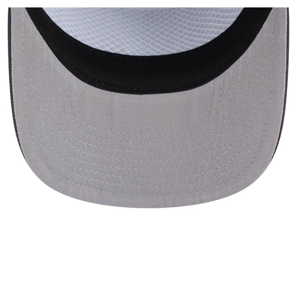 Los Angeles Kings New Era Washed Patch 19TWENTY Trucker Adjustable Hat - Charcoal