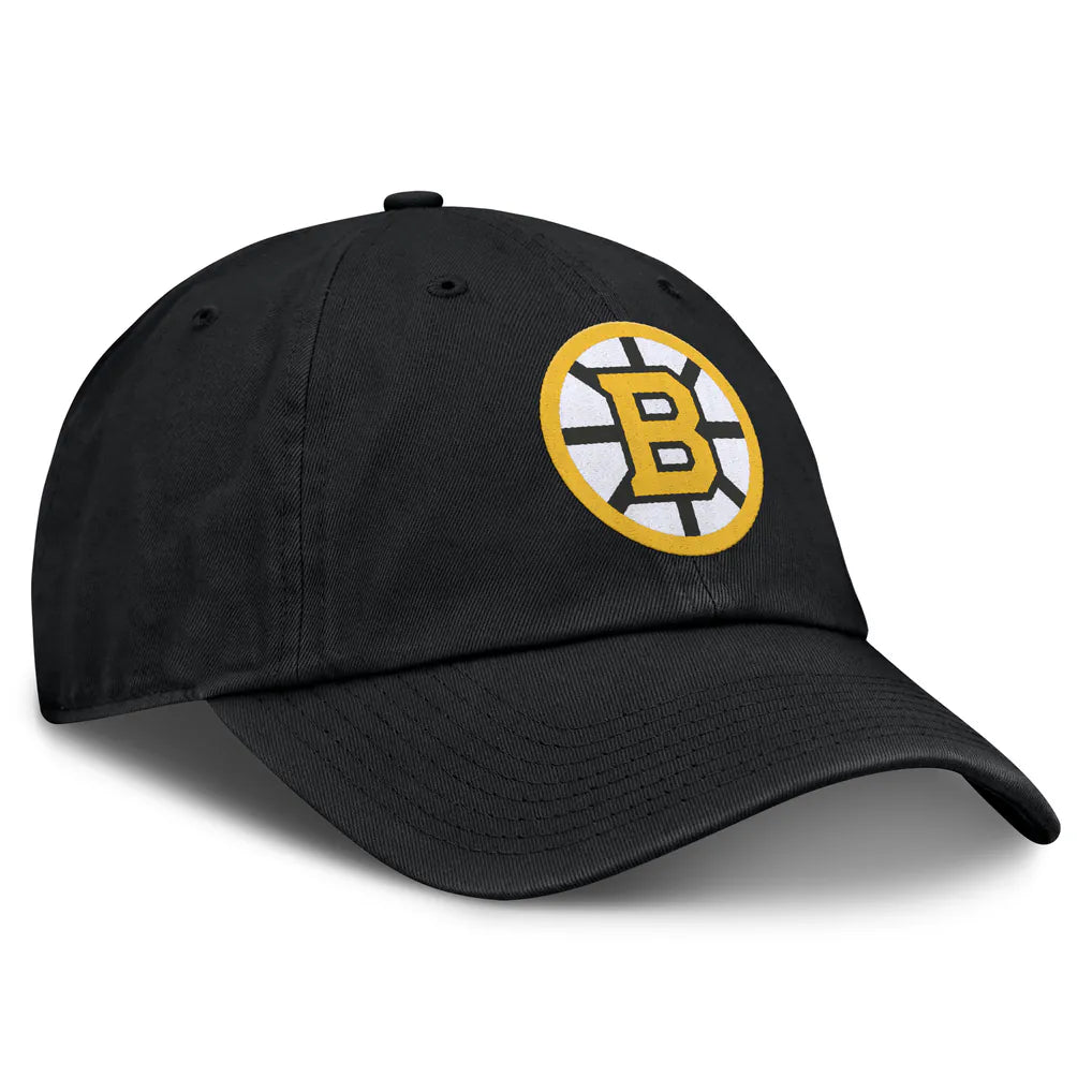 Boston Bruins Fanatics Primary Logo Adjustable Hat - Black