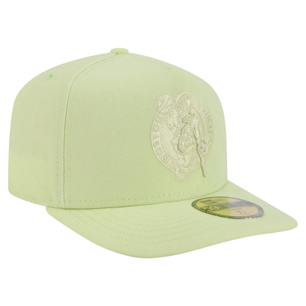 Boston Celtics New Era Colorpack A-Frame Pinch Front 59FIFTY Fitted Hat - Green Techwosell