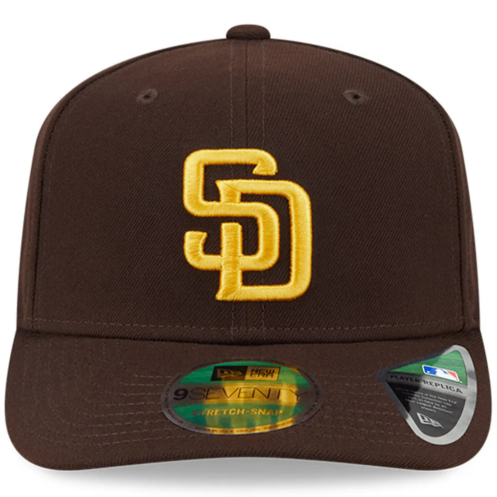 San Diego Padres New Era Player Replica 9SEVENTY Adjustable Hat - Brown Techwosell