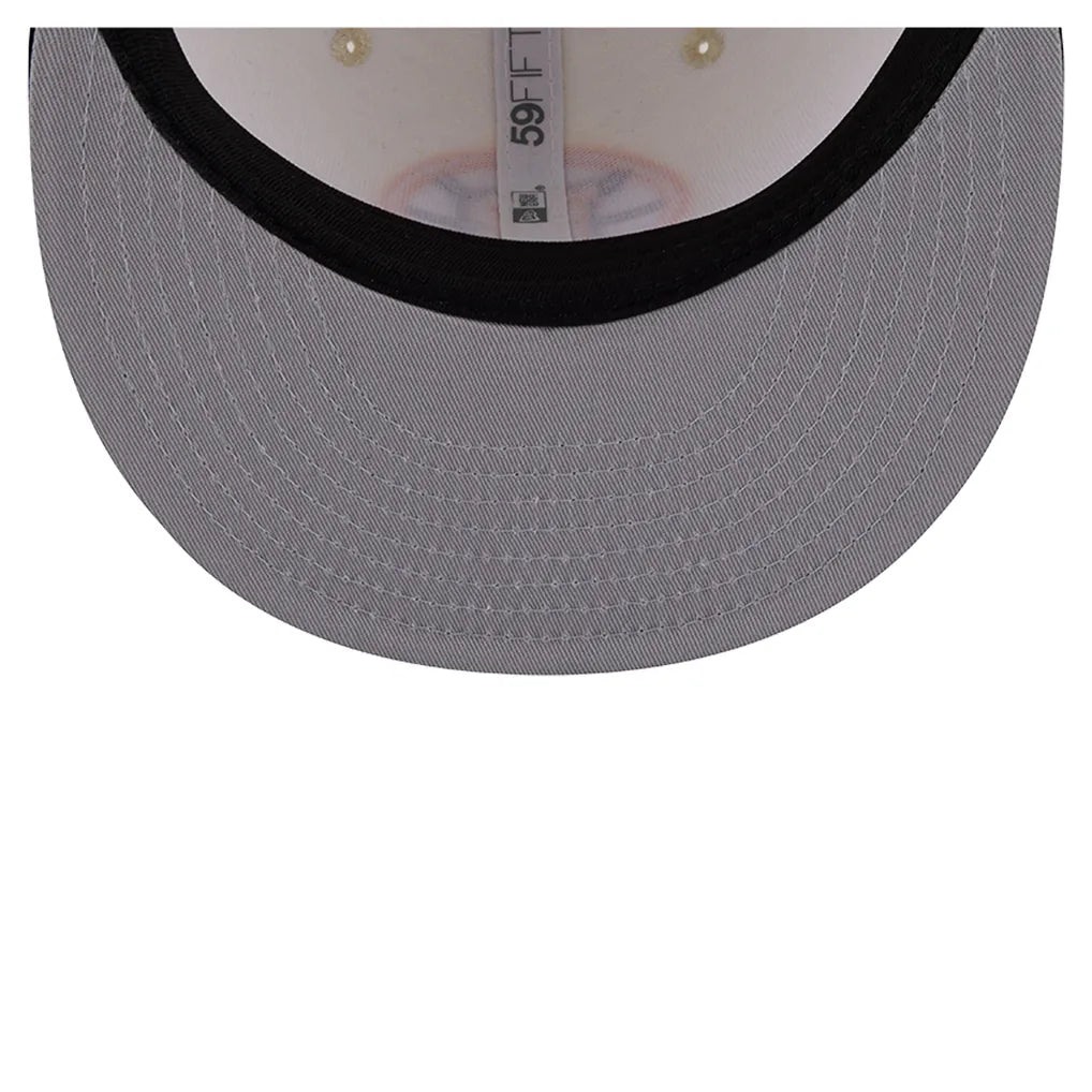Boston Bruins New Era 250th Anniversary of the United States Two-Tone 59FIFTY Fitted Hat - Cream Techwosell