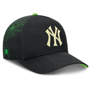 New York Yankees Nike Halloween Glow in the Dark Rise Dri-FIT A-Frame Adjustable Hat - Black Techwosell