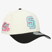 San Diego Padres New Era Stadium Chrome 9FORTY A-Frame Adjustable Hat - Cream Techwosell