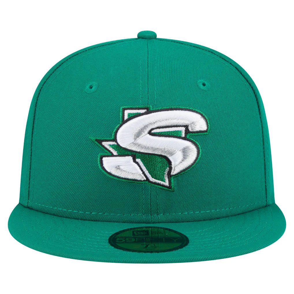 Dallas Stars New Era Deceptor 59FIFTY Fitted Hat - Green Techwosell