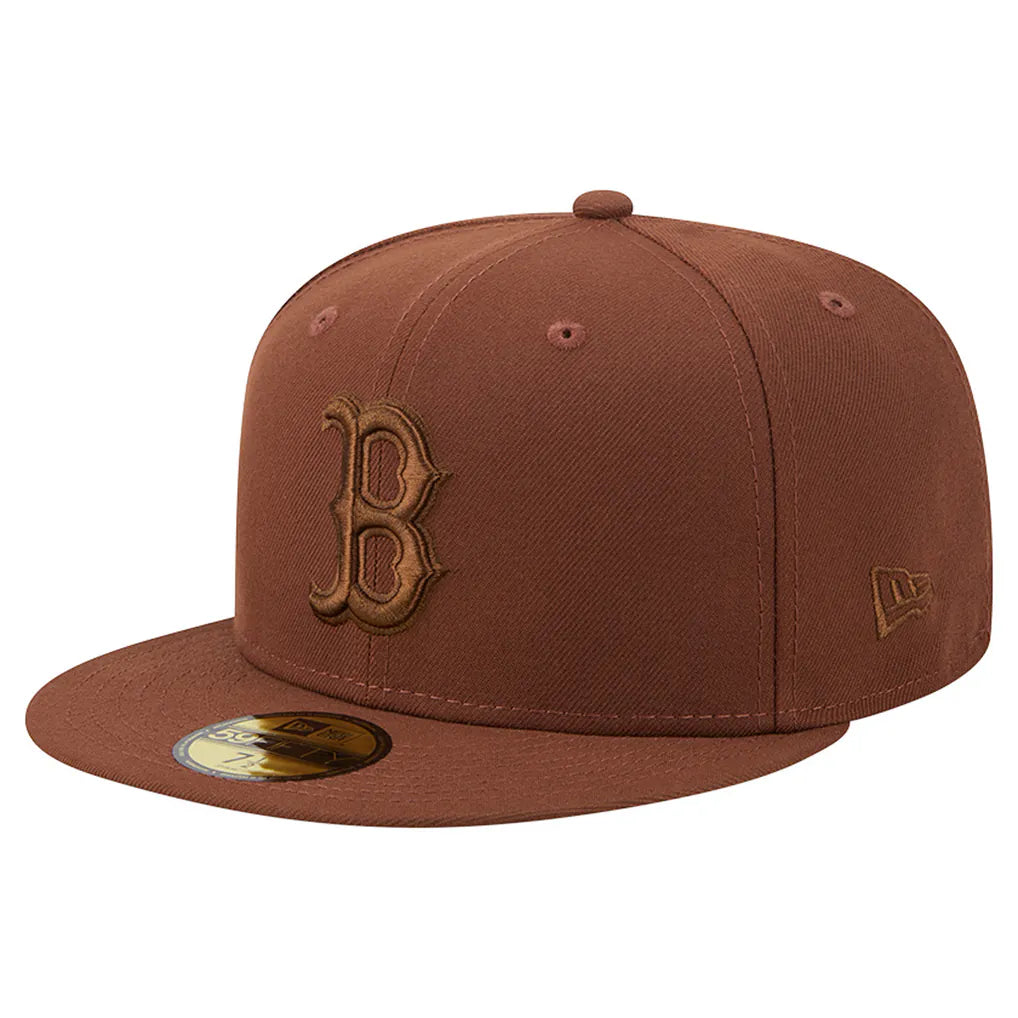 Boston Red Sox New Era Color Pack 59FIFTY Fitted Hat - Brown Techwosell