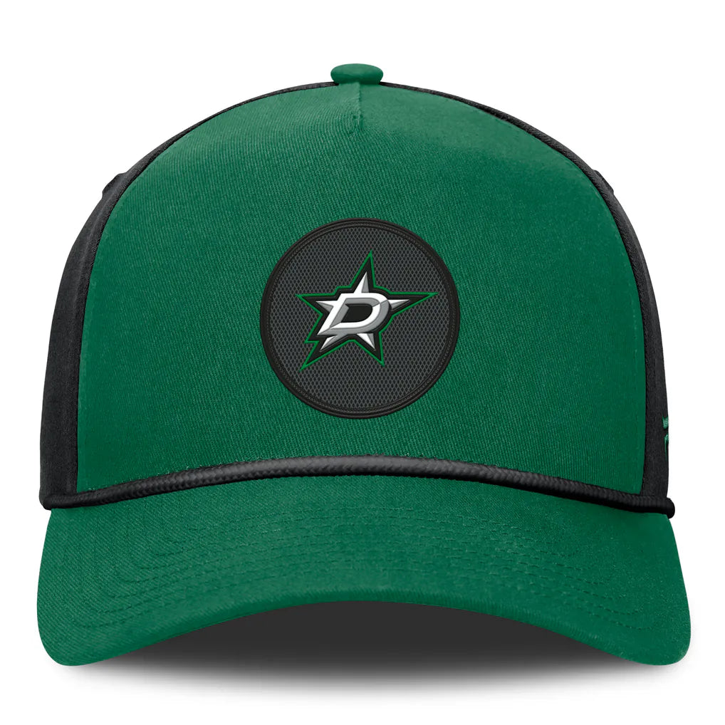 Dallas Stars Fanatics Authentic Pro Rink A-Frame Adjustable Hat - Kelly Green Techwosell