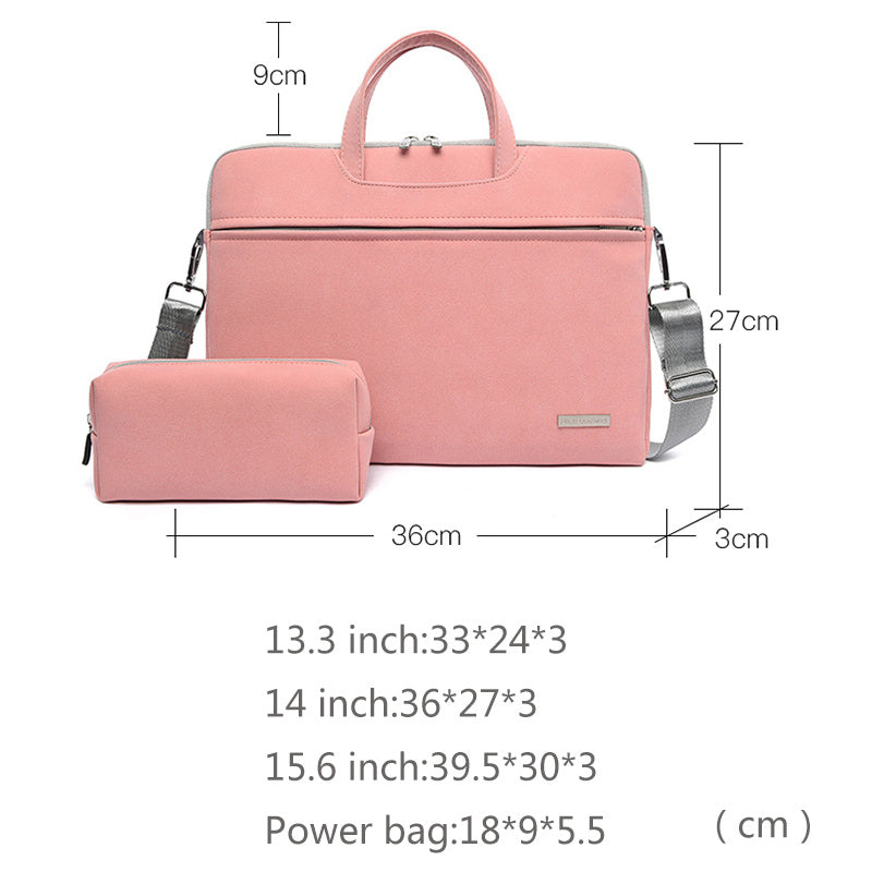 Women Laptop Bag Notebook Carrying Case Briefcase For Macbook Air 13.3 14 15.6 Inch