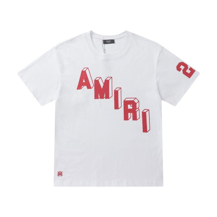 Amiri 22 White T-Shirt Without Collar