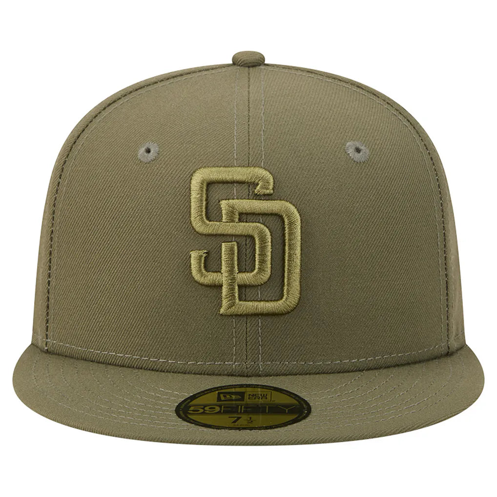 San Diego Padres New Era Color Pack 59FIFTY Fitted Hat - Olive