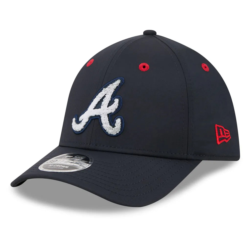 Atlanta Braves New Era 2026 MLB All-Star Game Workout 39THIRTY M-Crown Flex Hat - Navy Techwosell
