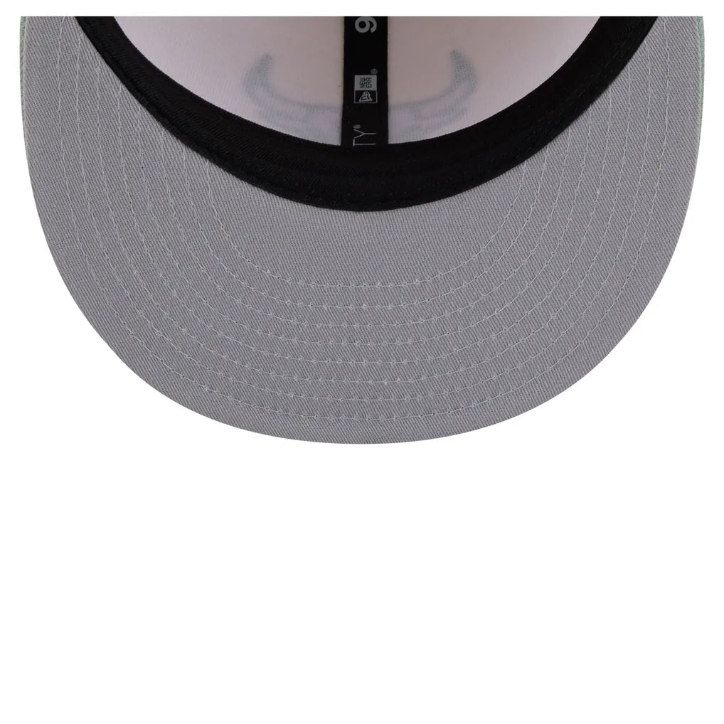 Chicago Bulls New Era Color Pack 9FIFTY Snapback Hat - Cream/Light Green