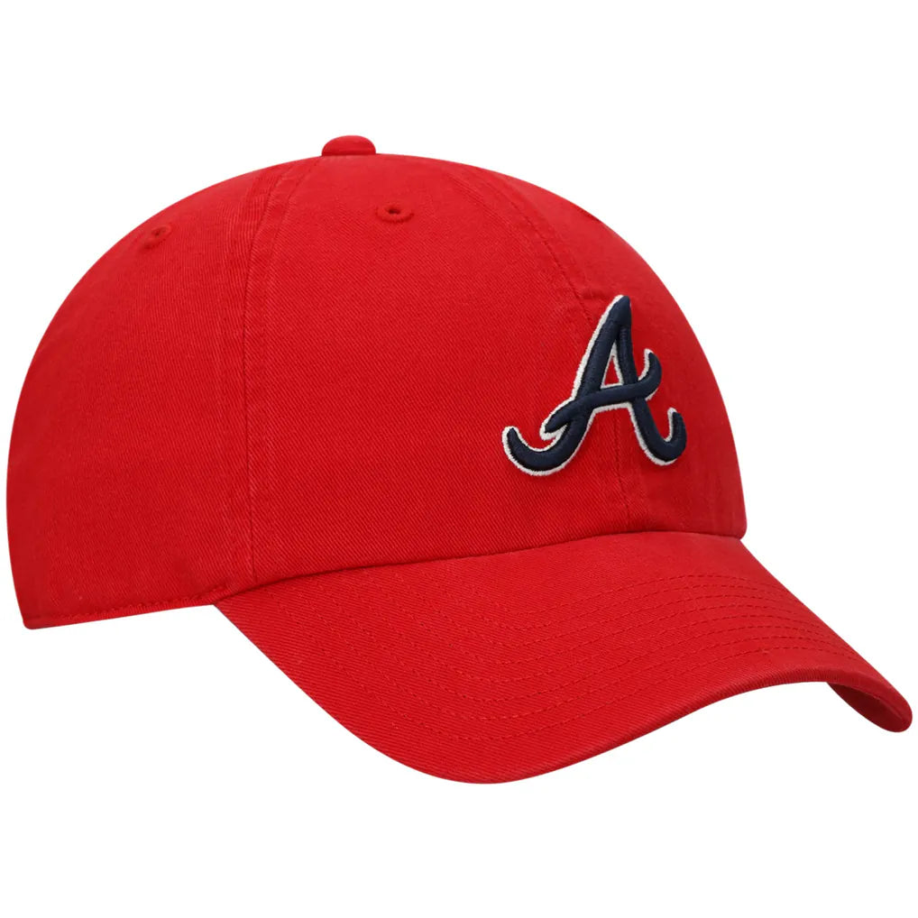 Atlanta Braves '47 Clean Up Adjustable Hat - Red