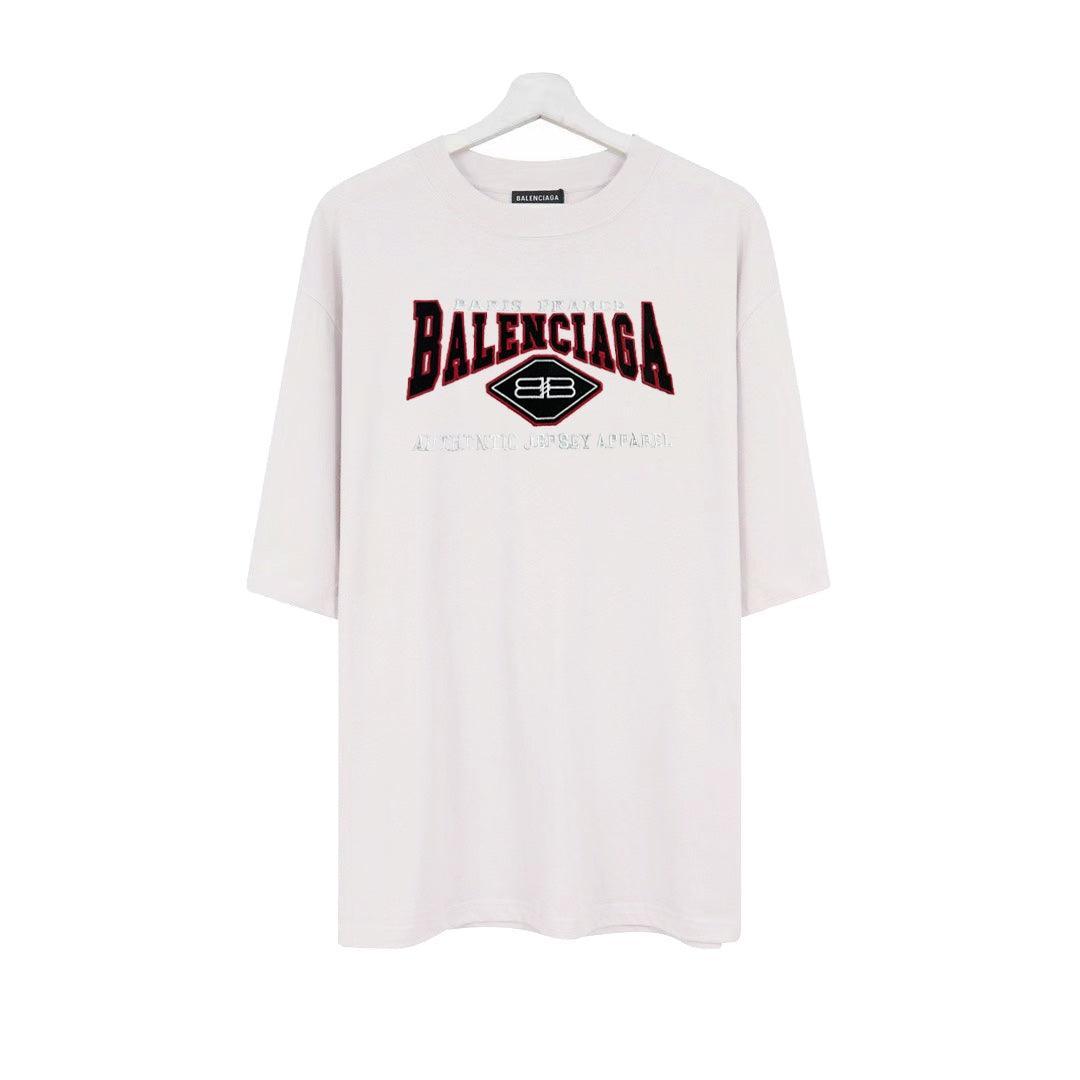 Balenciaga Cream T-Shirt Without Collar Techwosell