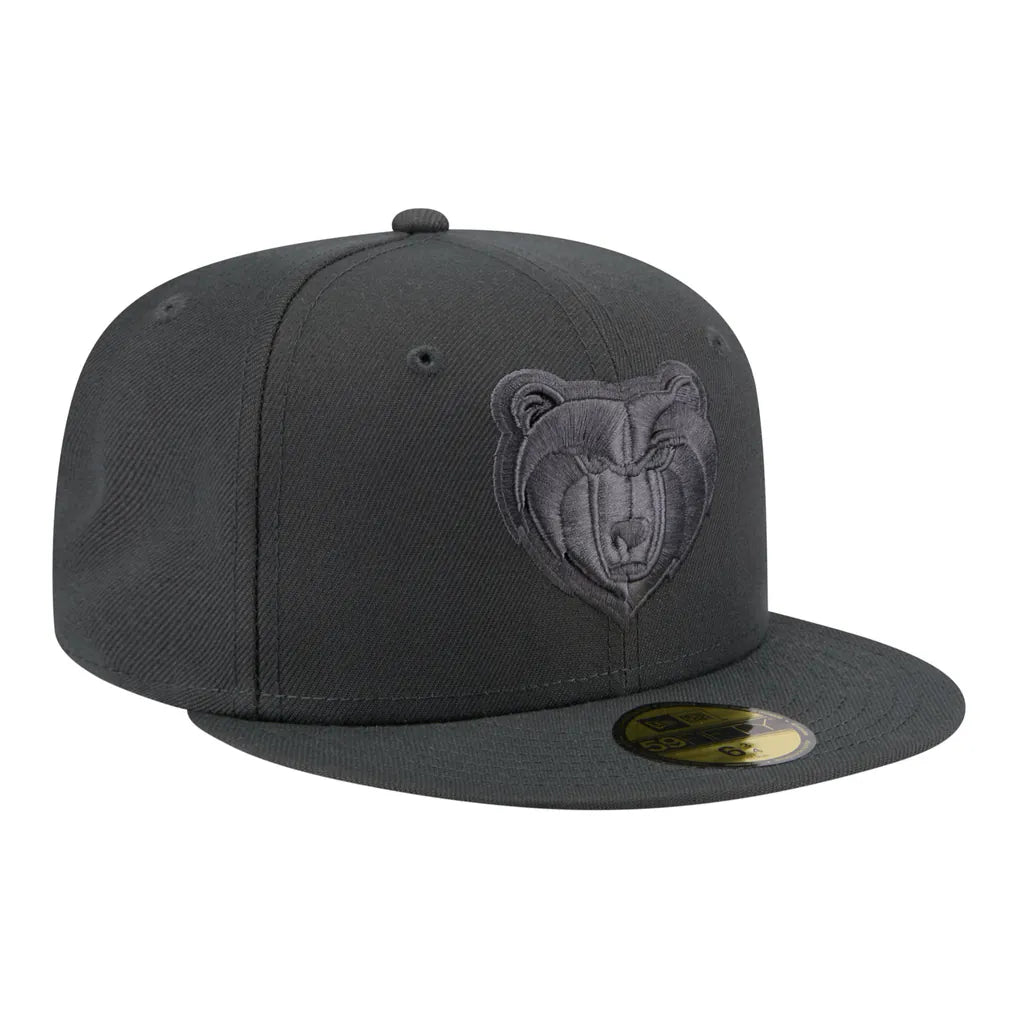 Memphis Grizzlies New Era Tonal Color Pack 59FIFTY Fitted Hat - Charcoal