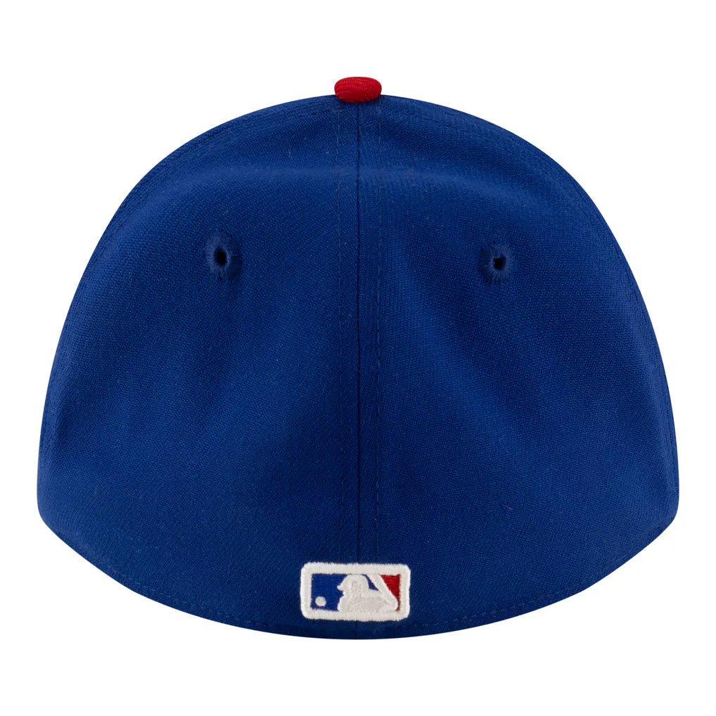 Chicago Cubs New Era Player Replica 39THIRTY M-Crown Flex Hat - White/Royal