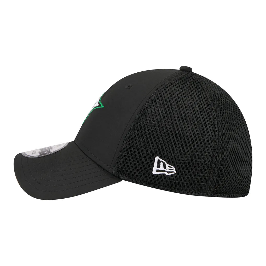Dallas Stars New Era Logo 39THIRTY Flex Hat - Black Techwosell