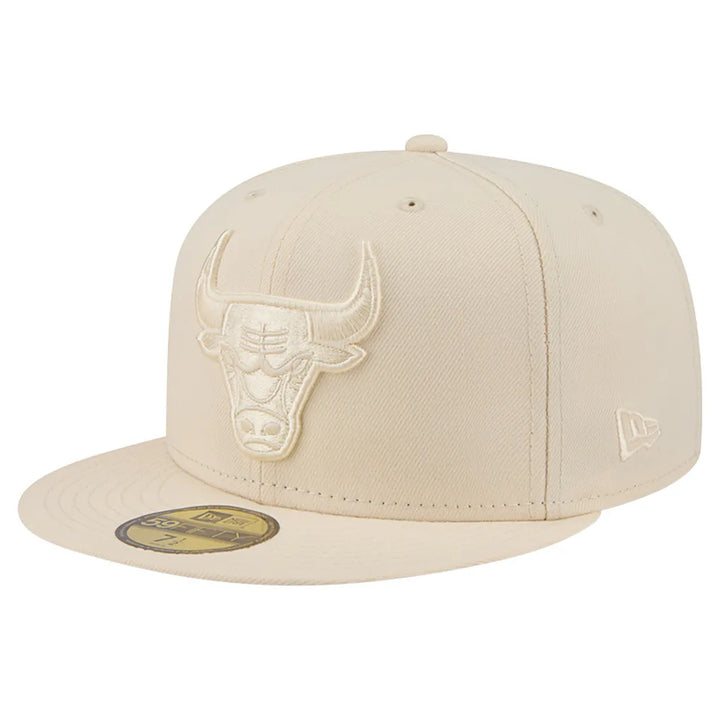 Chicago Bulls New Era Color Pack 59FIFTY Fitted Hat - Cream