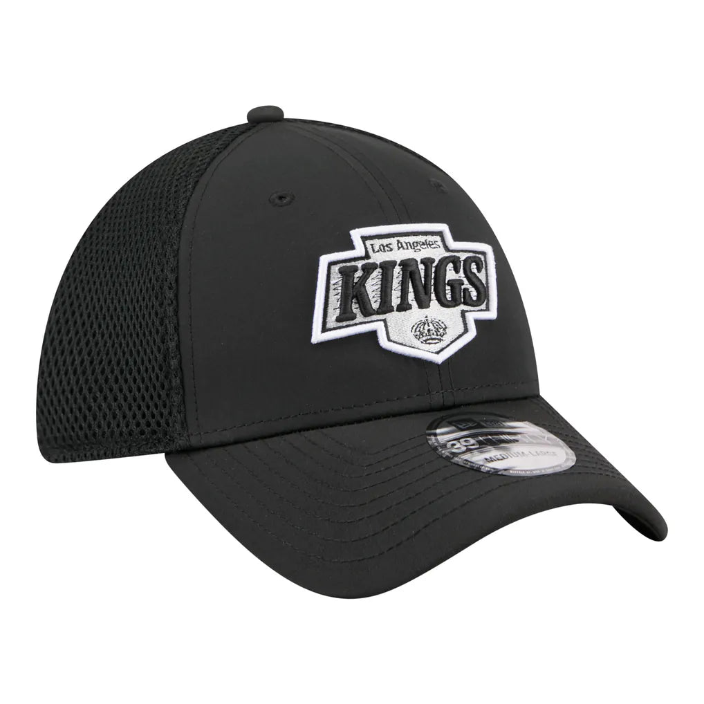 Los Angeles Kings New Era Logo 39THIRTY Flex Hat - Black