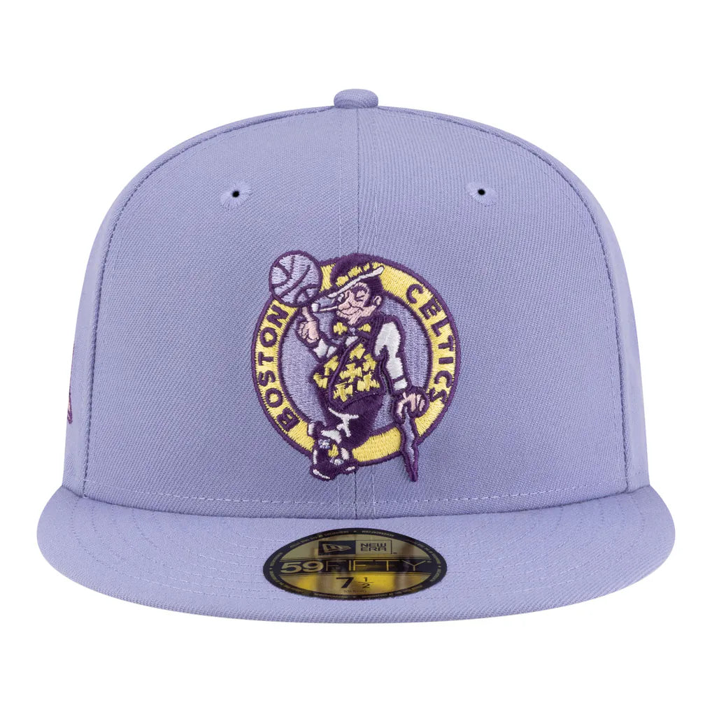 Boston Celtics New Era Color Pack 59FIFTY Fitted Hat - Lavender