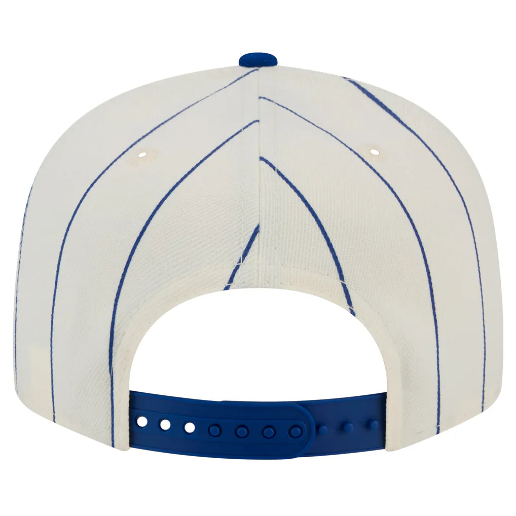 Atlanta Braves New Era Jersey Pinstripe 9FIFTY Snapback Hat - White Techwosell