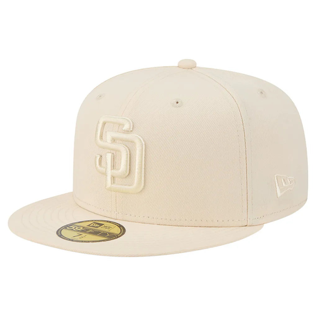 San Diego Padres New Era Color Pack 59FIFTY Fitted Hat - Cream Techwosell