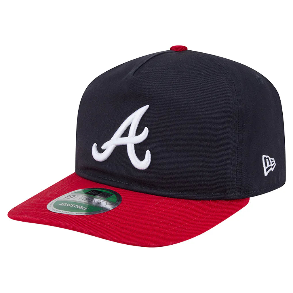 Atlanta Braves New Era Team 19TWENTY Adjustable Hat - Navy