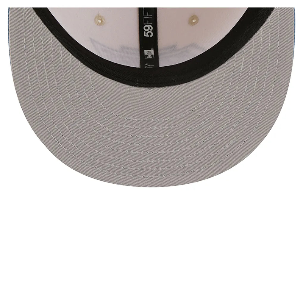 Los Angeles Kings New Era Color Pack Two-Tone 59FIFTY Fitted Hat - Cream/Blue Techwosell