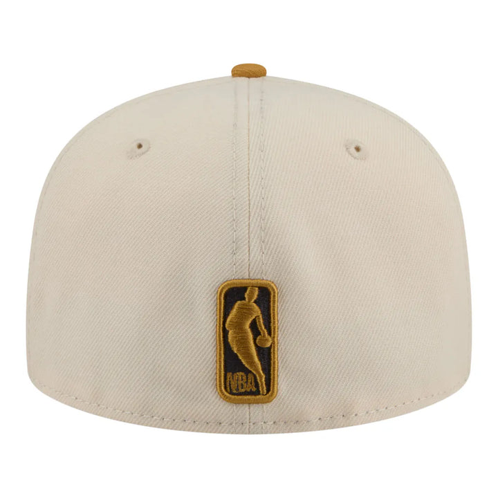 Chicago Bulls New Era Two-Tone Color Pack 59FIFTY Fitted Hat - Cream/Tan