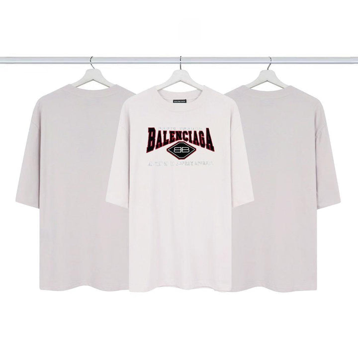 Balenciaga Cream T-Shirt Without Collar