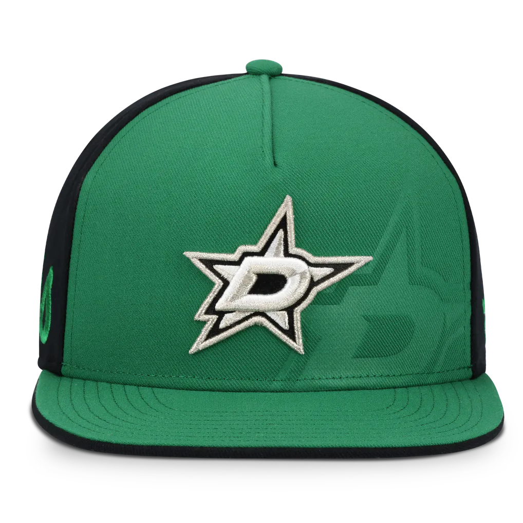 Dallas Stars Fanatics Snapback Hat - Green/Black Techwosell