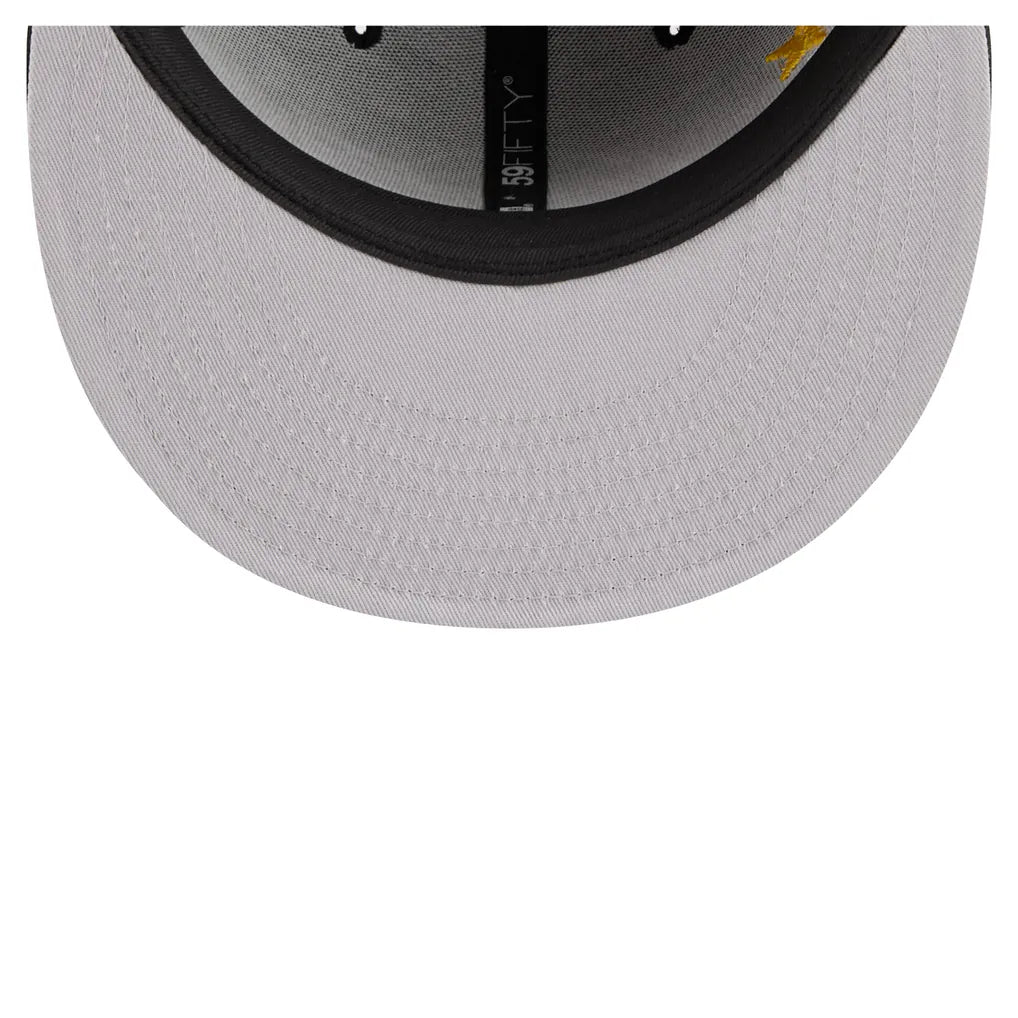 Los Angeles Lakers New Era Team Collage 59FIFTY Fitted Hat - Black