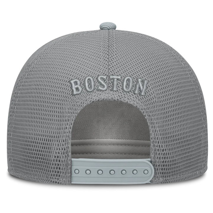 Boston Red Sox Fanatics Corduroy Relief Trucker Adjustable Hat - Gray