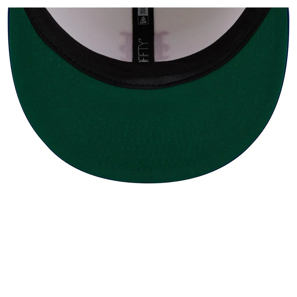 New York Mets New Era Localized 9FIFTY Snapback Hat - Cream/Royal