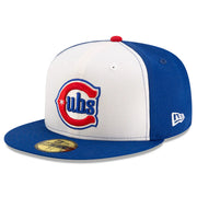 Chicago Cubs New Era Alternate Authentic Collection On-Field 59FIFTY Fitted Hat - White/Royal Techwosell