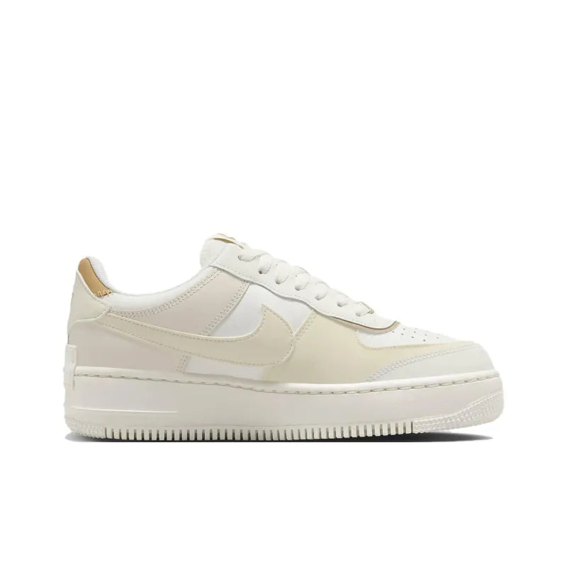 Nike Air Force 1 Shadow 'Sail Metallic Gold' Techwosell