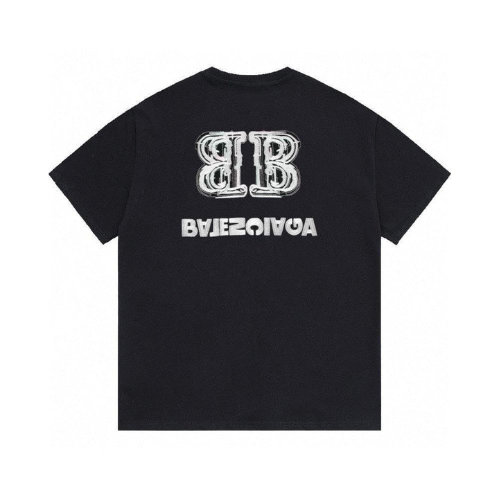 Balenciaga Black T-Shirt Without Collar