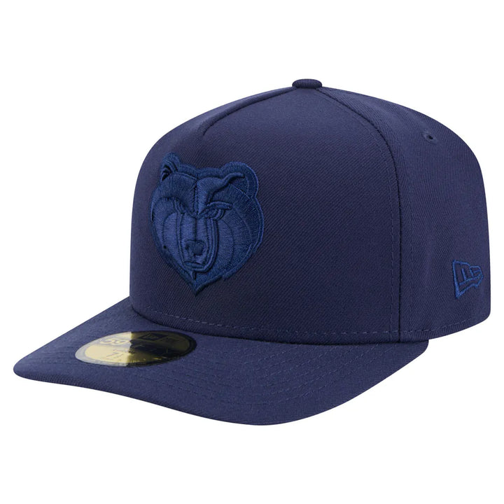 Memphis Grizzlies New Era Colorpack A-Frame Pinch Front 59FIFTY Fitted Hat - Navy