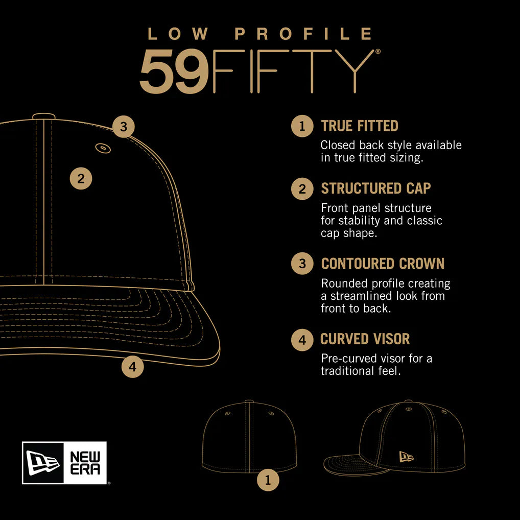 Atlanta Braves New Era 2023 City Connect Low Profile 59FIFTY Fitted Hat - White/Royal Techwosell
